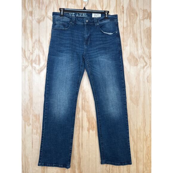 TK Axel Slim Boot Jeans Men’s 36x32 Bushnell Dark Wash Stretch Denim Western - Picture 8 of 8